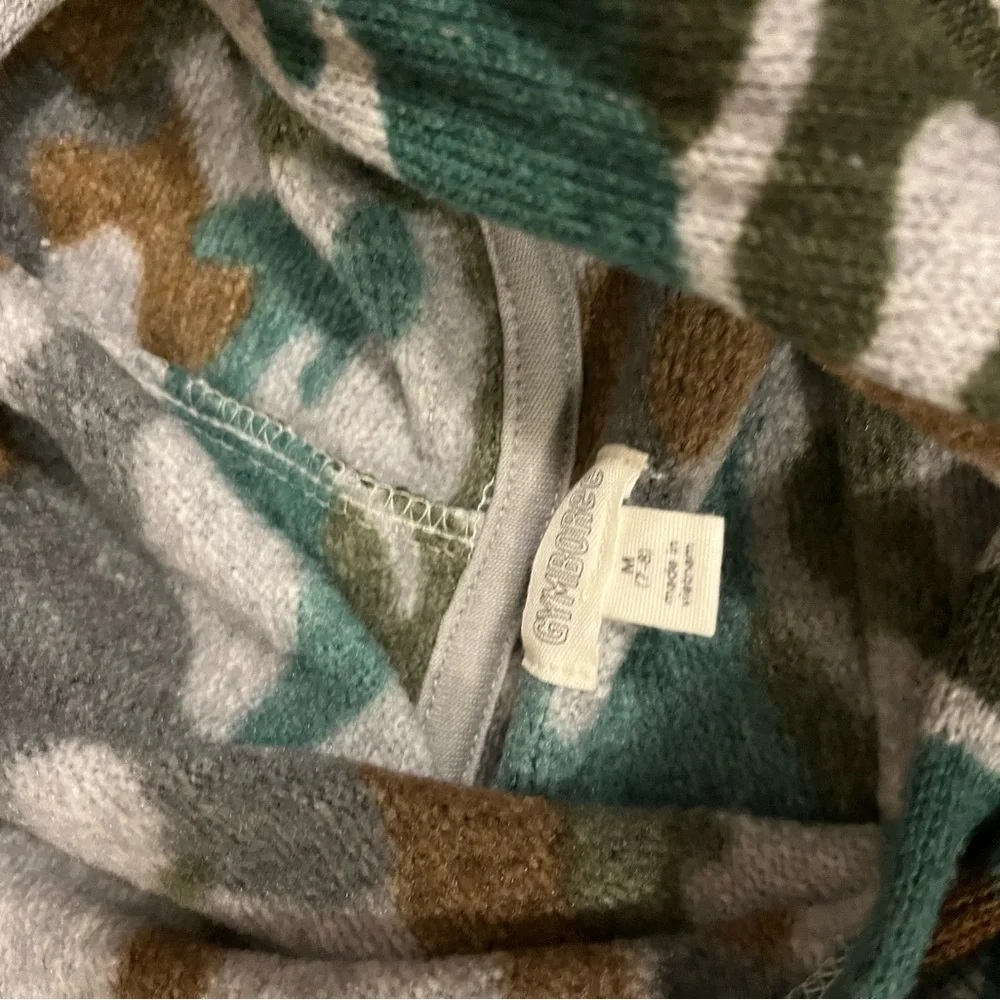 Camouflage and grey knit pants and sweater (fleece lined)
